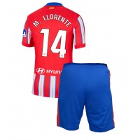 Atletico Madrid Marcos Llorente #14 Replica Home Minikit 2024-25 Short Sleeve (+ pants)